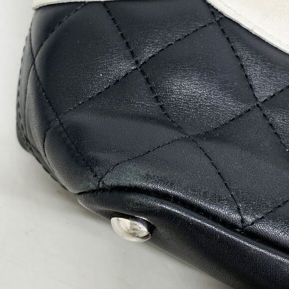 Chanel Tote Bag Cambon Lambskin Black Silver Hardware Women - Picture 6 of 10